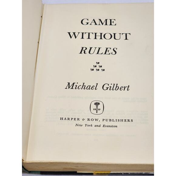 Games Without Rules By Michael Gilbert Short Stories First Edition Vintage 1967 - Picture 10 of 14